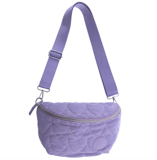 Sac banane Coeurs lila