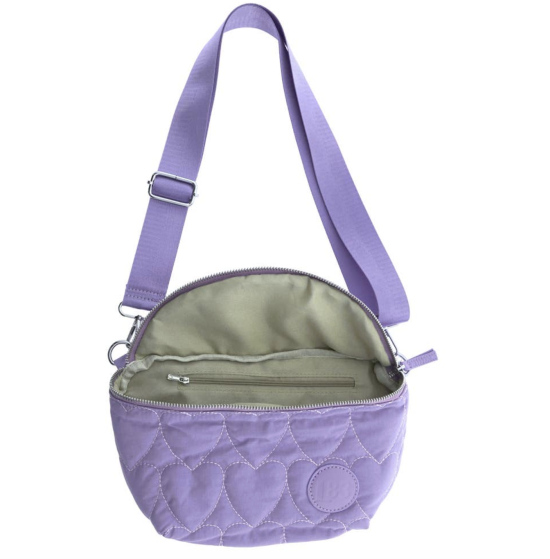 Sac banane Coeurs lila
