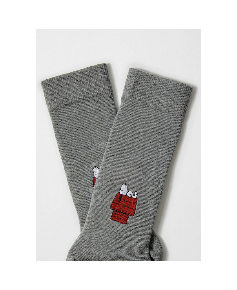 Chaussettes Snoopy niche grises 41/46