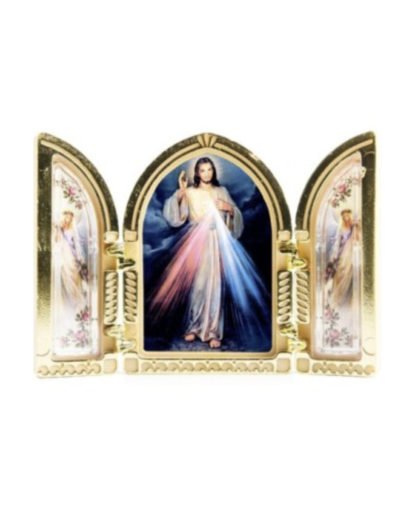 Triptyque Christ laser