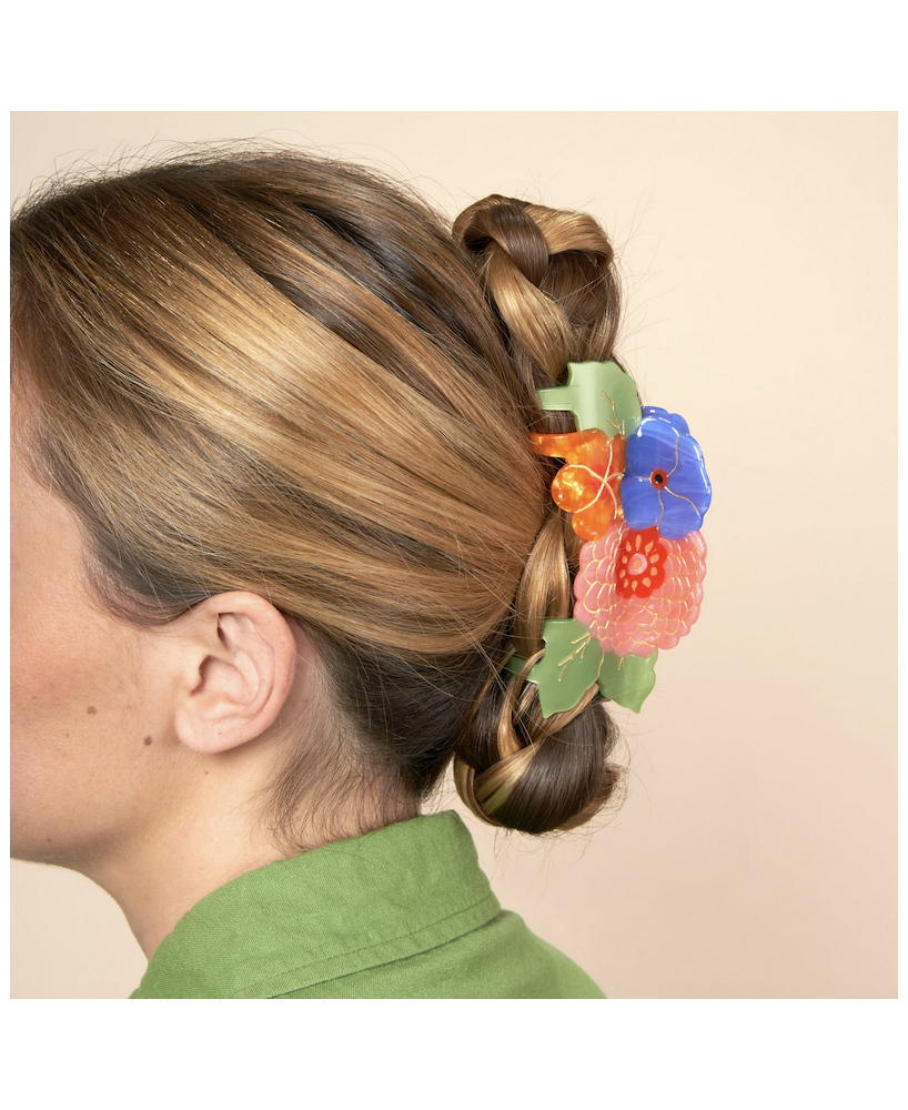 Pince à cheveux Coucou Suzette Grand bouquet de fleurs