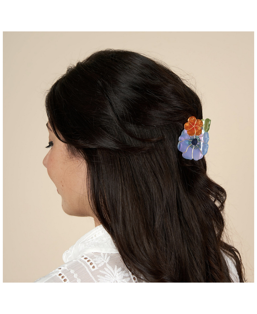 Pince à cheveux Coucou Suzette petit bouquet de fleurs