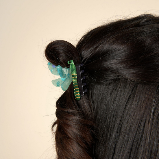 Pince à cheveux Coucou Suzette Libellule verte