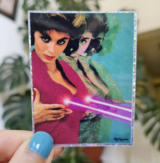 Sticker Seins laser