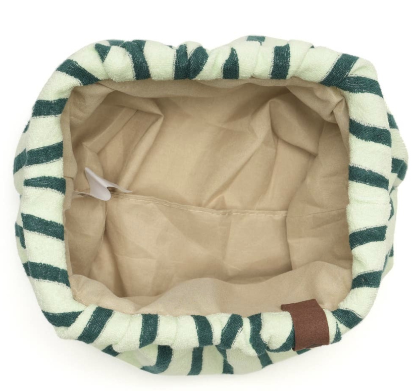 Sac clap éponge verte lignes vertes