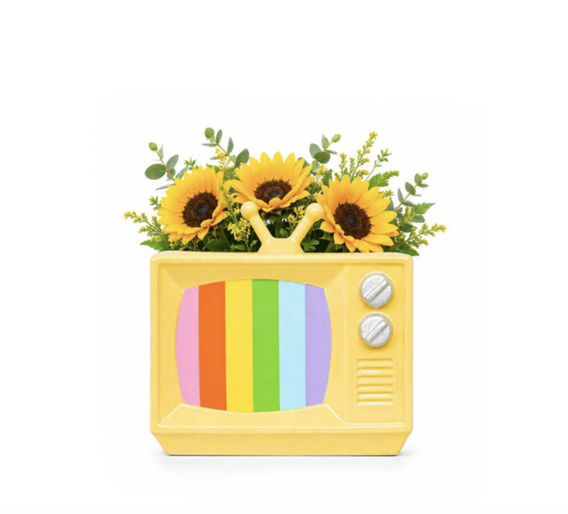 Vase TV Pastel