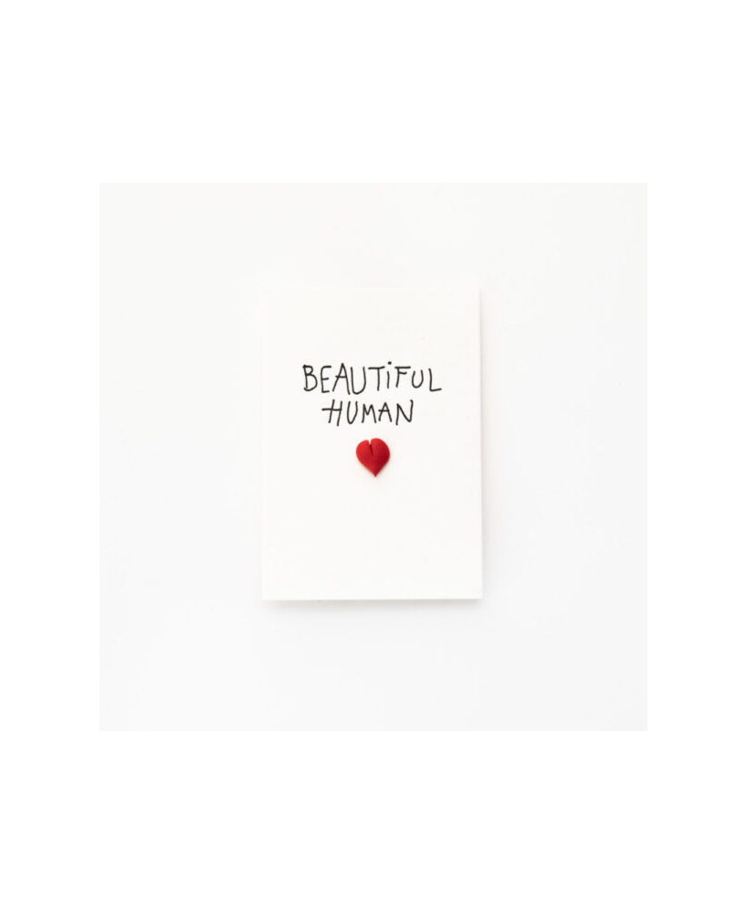 Pins Mini coeur Beautiful human