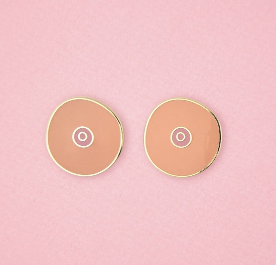 Pins Seins - Blanche Coucou Suzette