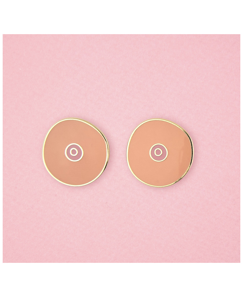 Pins Seins - Blanche Coucou Suzette