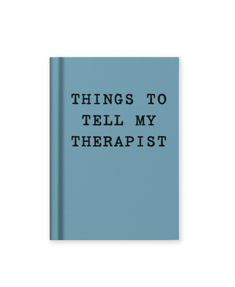 Carnet Things to tell my therapist