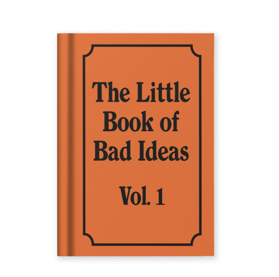 Carnet The little book of bad ideas