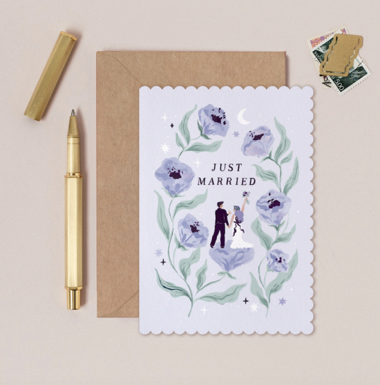 Carte Just married