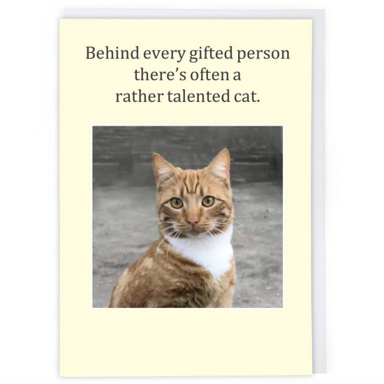 Carte Behind every gifted person