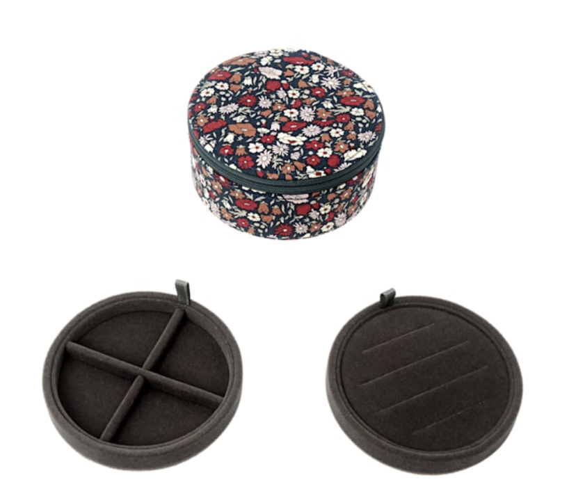 Boîte à bijoux ronde Liberty Petal & Daisy