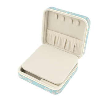 Boîte à bijoux carrée Liberty Capel Soft Teal