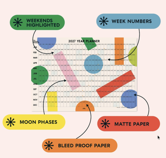 Poster Planner 2027 Design Museum