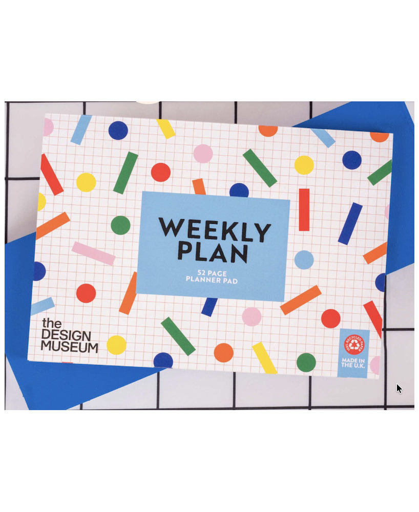 Weekly planner A4 Design Museum