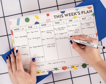 Weekly planner A4 Design Museum