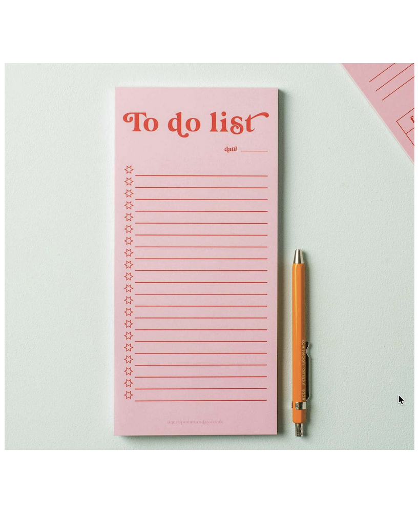 To do list rose/rouge