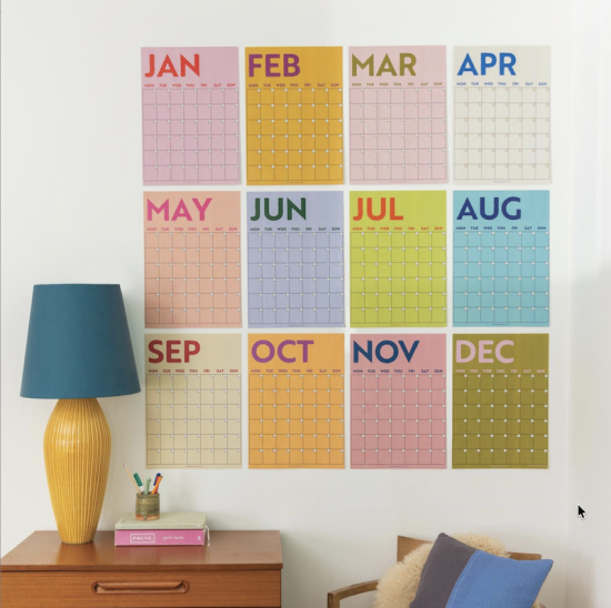 Wall planner A3