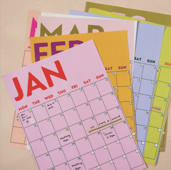 Wall planner A3