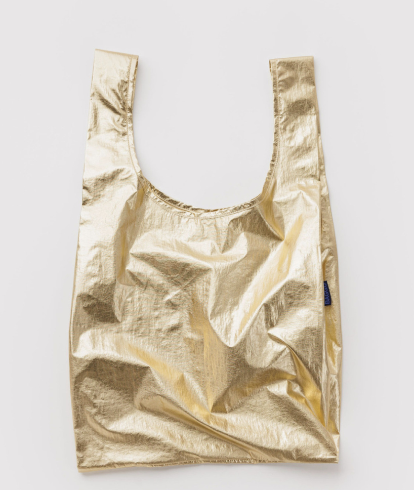 Sac réutilisable Métal or