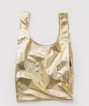 Sac réutilisable Métal or