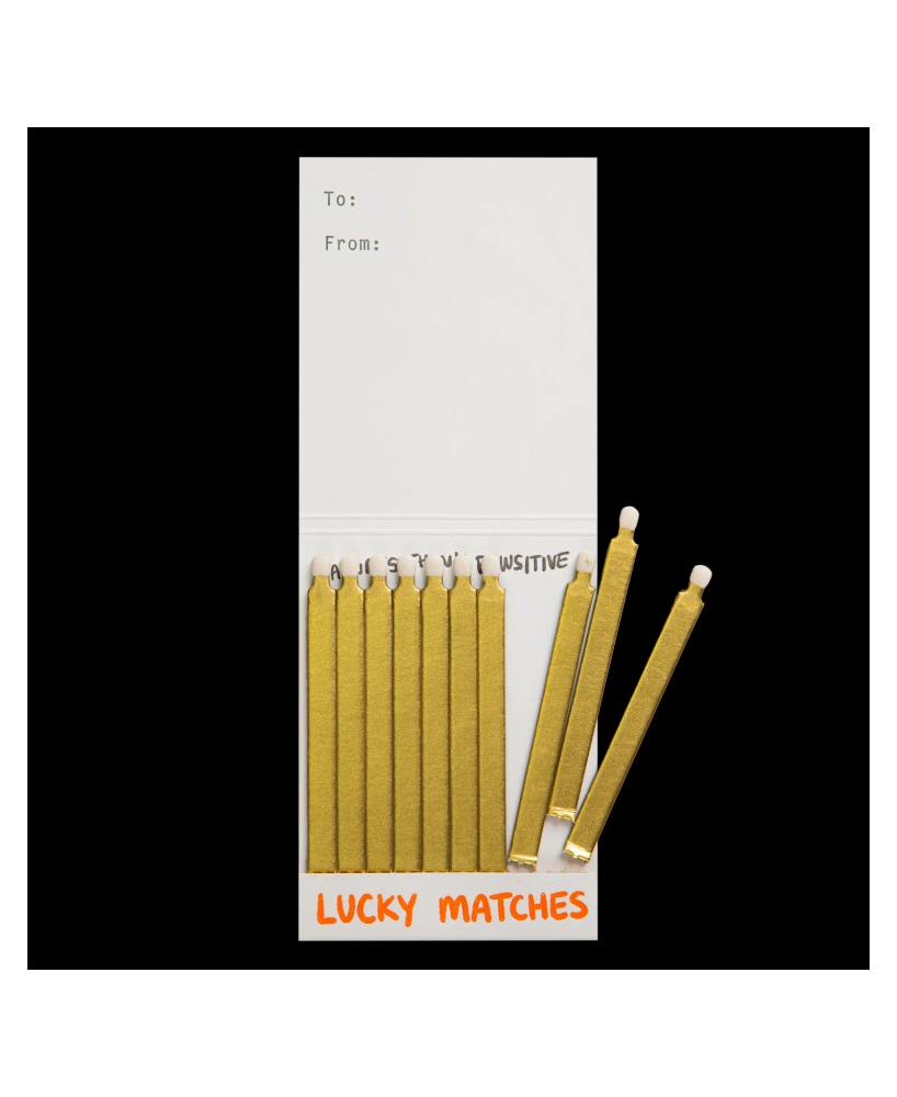 Pochette d'allumettes Good luck cat