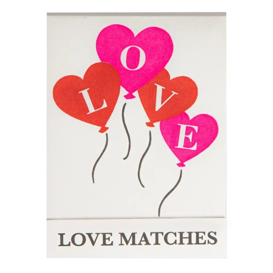 Pochette d'allumettes Love