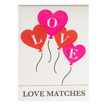 Pochette d'allumettes Love