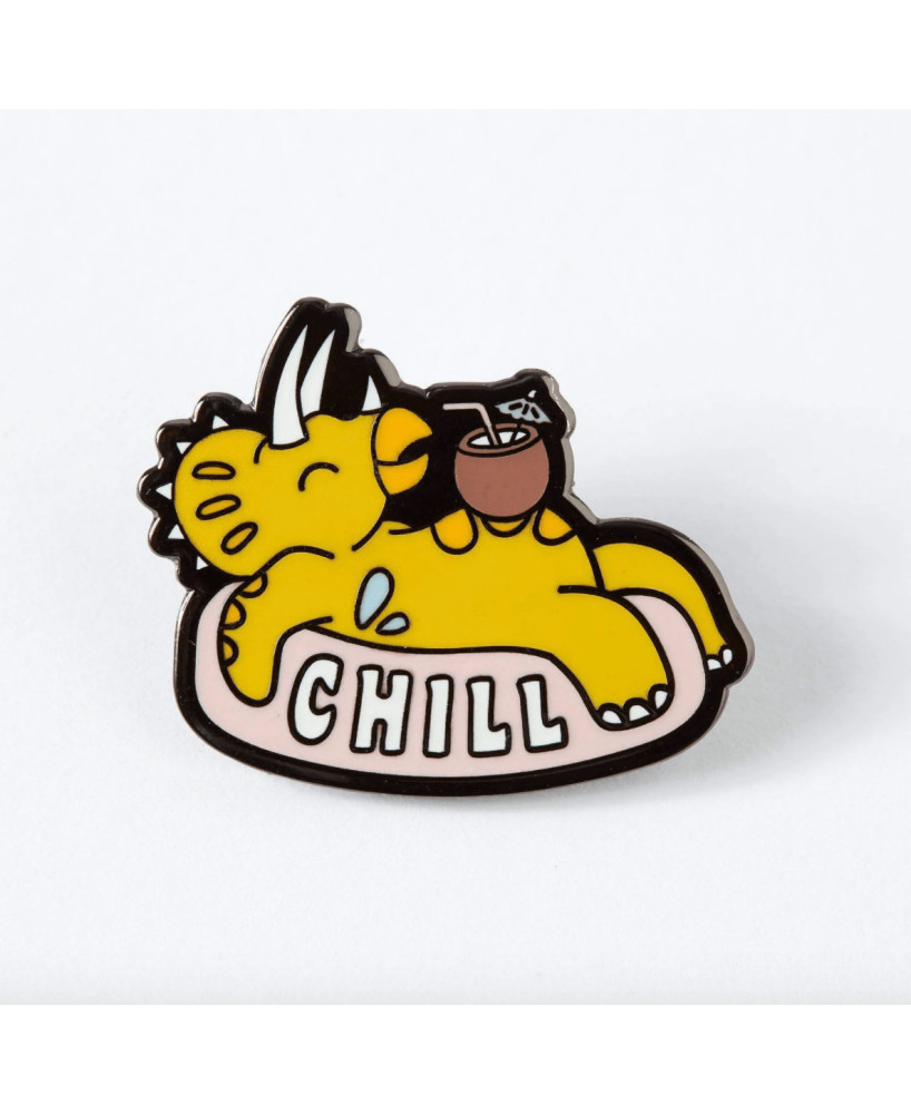 Pins tricératops chill