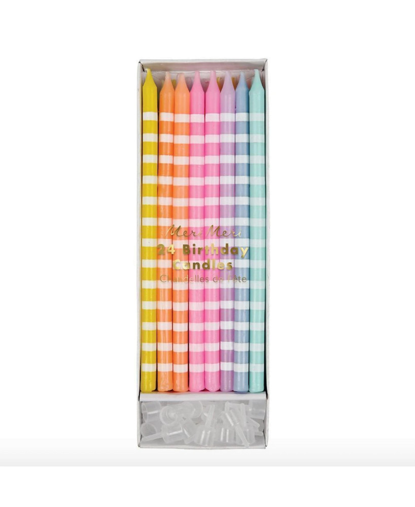 Bougies pastel