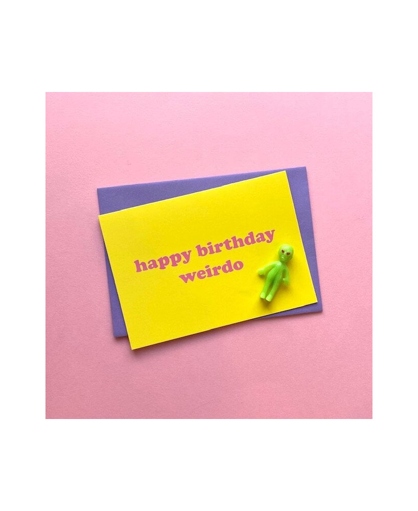 Carte NPBC happy birthday weirdo
