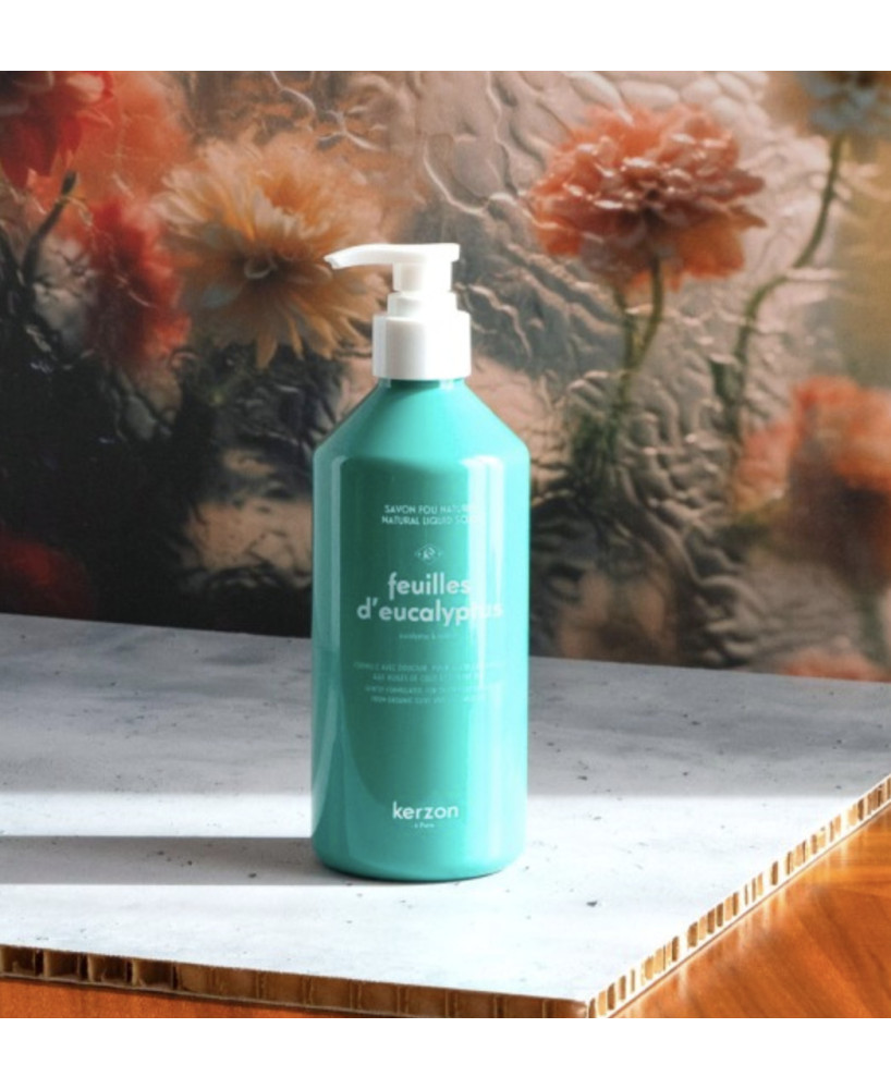 Savon liquide Feuilles d'eucalyptus Kerzon 500 ml
