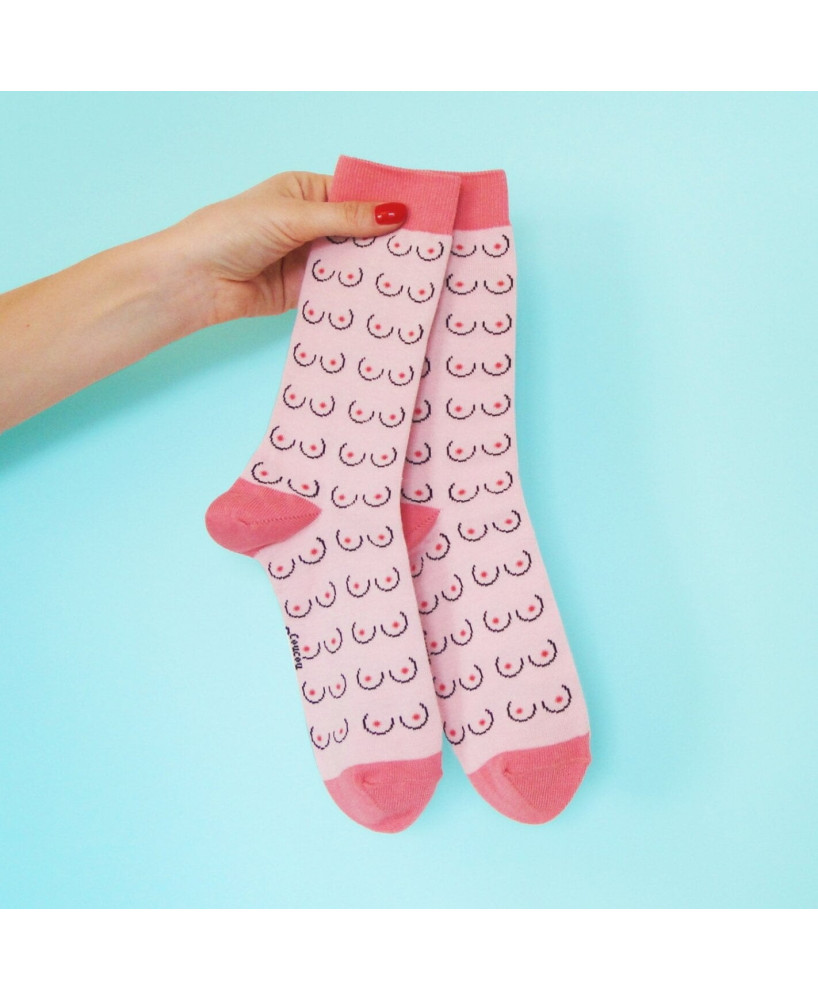 Chaussettes Seins Coucou Suzette version blanche