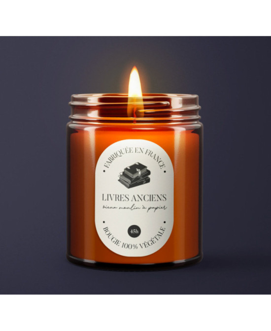 Bougie parfumée Livres anciens