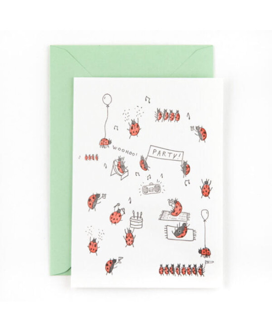 Carte Ladybug party