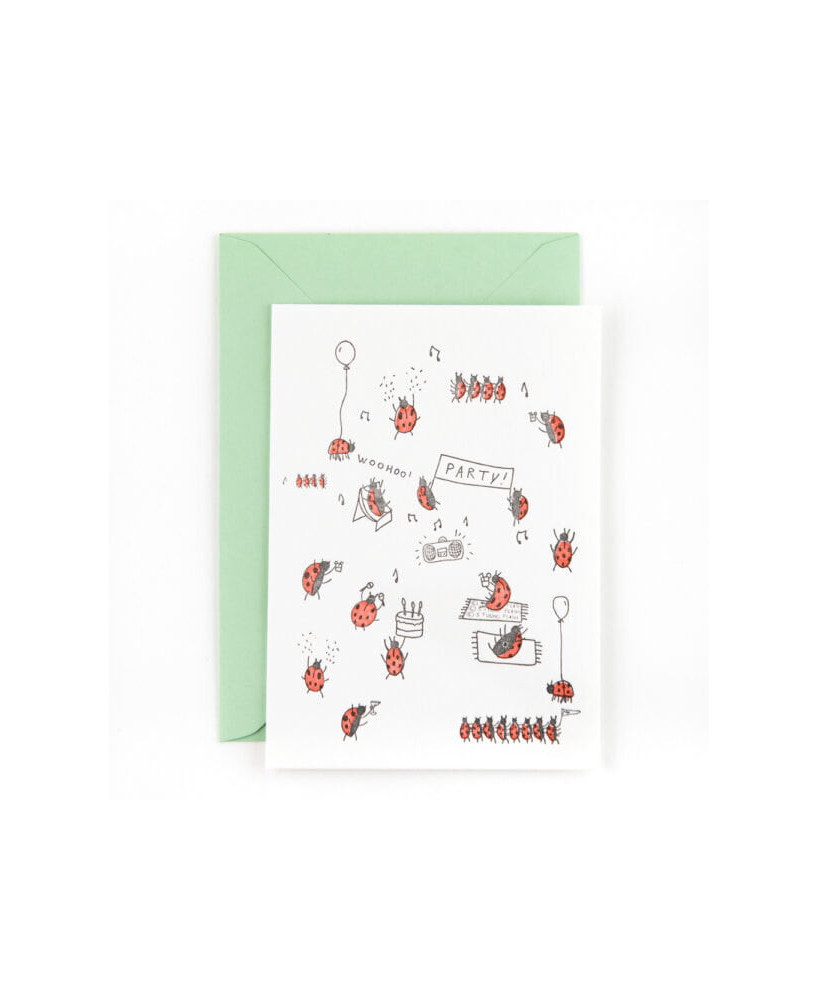 Carte Ladybug party
