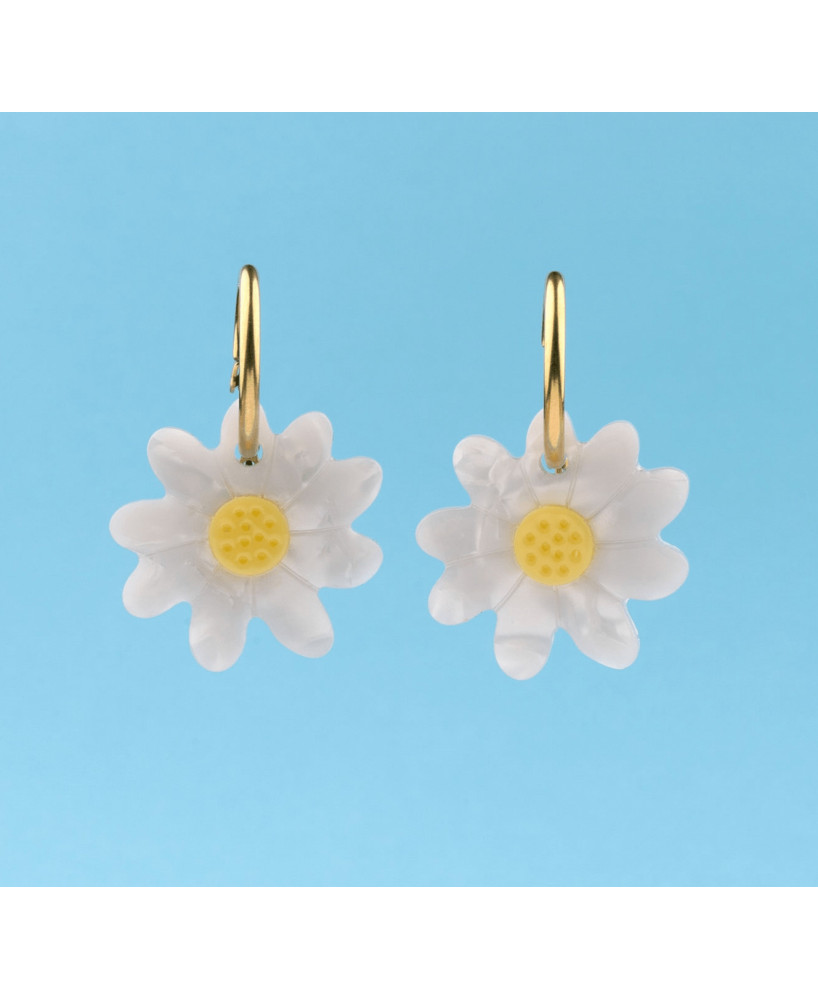 Boucles d’oreille Paquerettes Coucou Suzette