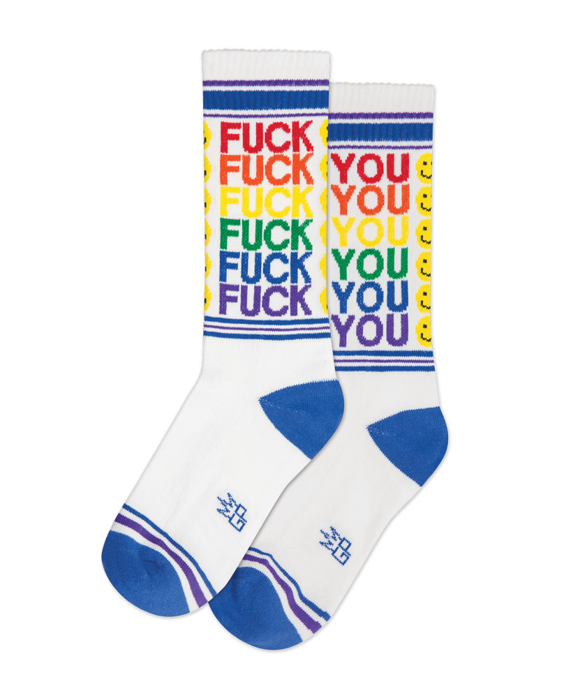 Chaussettes Fuck arc-en-ciel