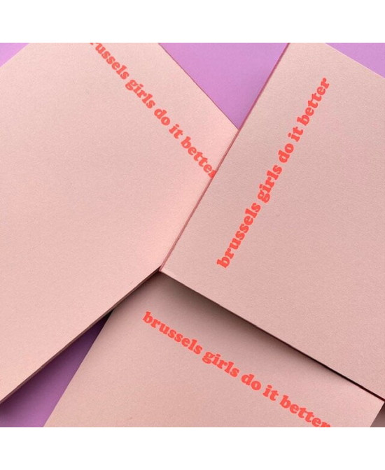 Bloc-notes brussels girls do it better