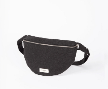 Sac banane Rive Droite Custine XL Denim Noir