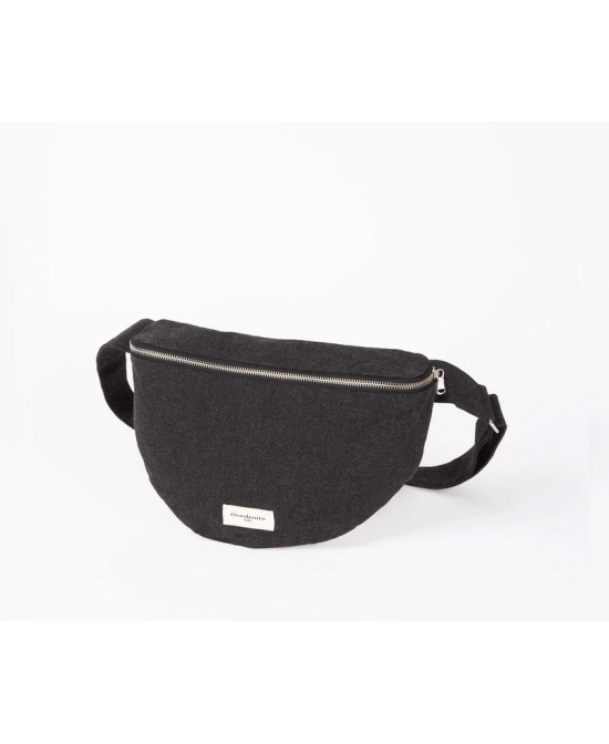 Sac banane Rive Droite Custine XL Denim Noir