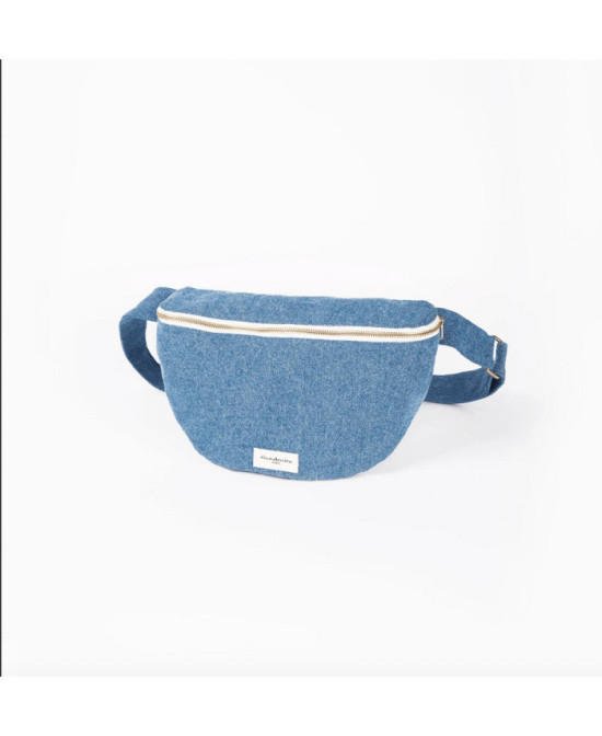 Sac banane Rive Droite  Custine  XL Denim Clair
