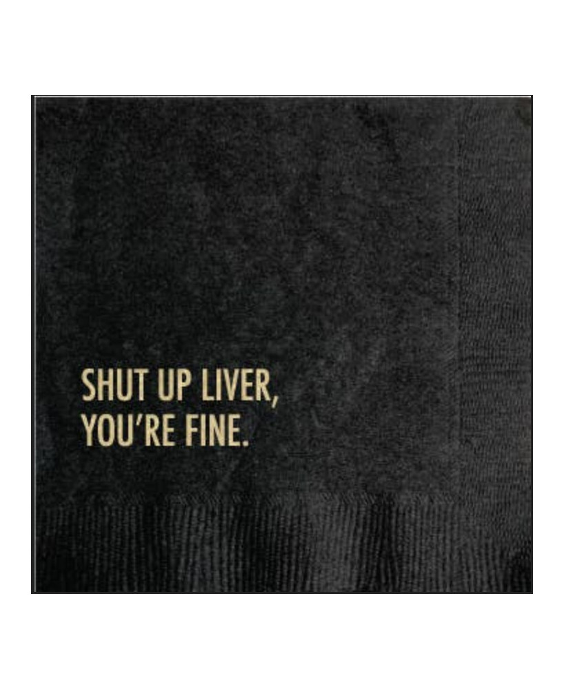 Petites serviettes Shut up liver