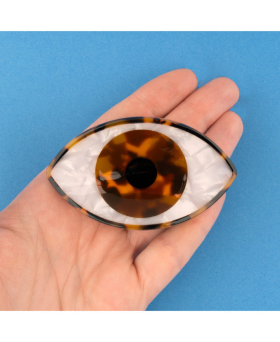 Pince cheveux Oeil brun Coucou Suzette