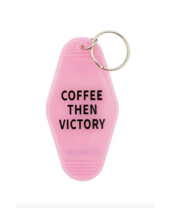 Porte-clés Coffee then victory