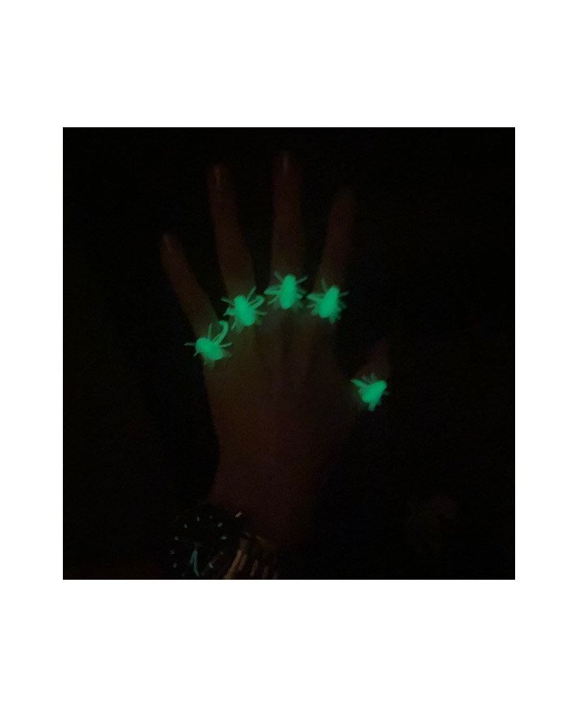 Bague mouche phosphorescente