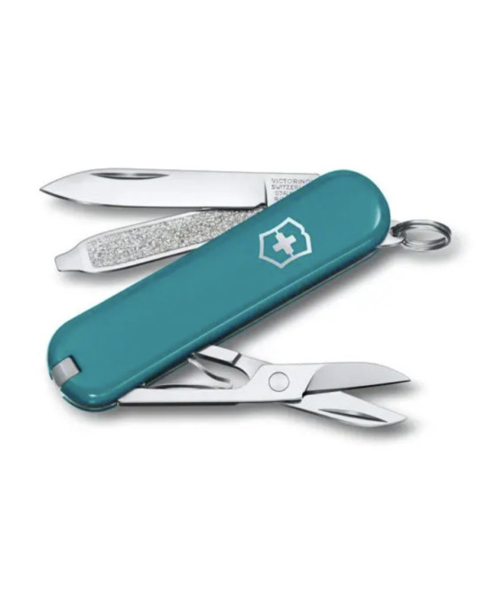 Couteau de poche Victorinox Classic vert turquoise