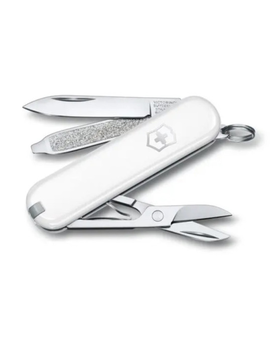 Couteau de poche Victorinox Classic blanc